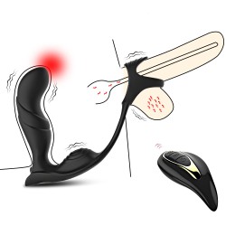 black whirlwind vibrating prostate massager