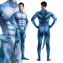 animal cosplay costume color blue