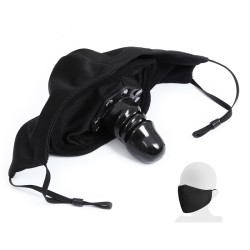 facial mask with pvc dildo