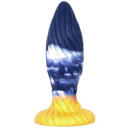 darkblue liquid silica gel butt plug 01