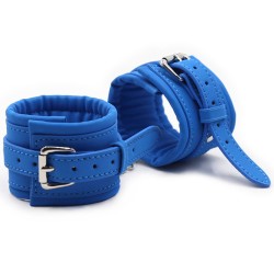 blue pin locked handcuffs