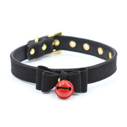 bow tie collar with bell