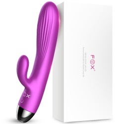 fox love rabbit silicone heating vibrator